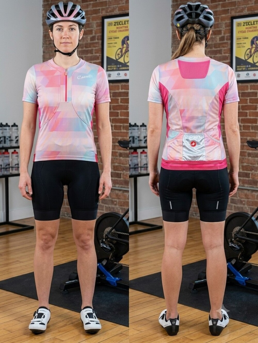 Castelli Geo Pronto Cycling Jersey Size S